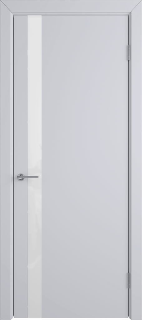 Межкомнатная дверь NIUTA ETT цвет COTTON стекло WHITE GLOSS